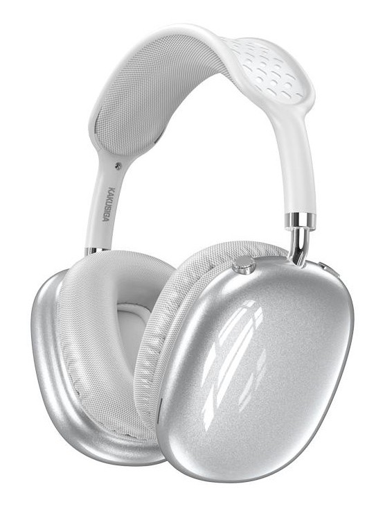 KAKUSIGA headphones KSC-1466, ασύρματα & ενσύρματα, micro SD, 40mm, 400mAh, ασημί