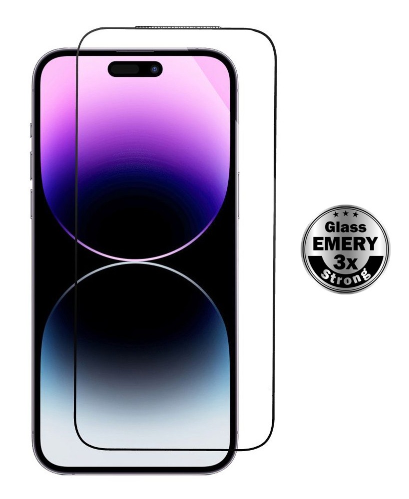 POWERTECH tempered glass Emery 5D TGC-0795 για iPhone 17/18 Pro, full glue