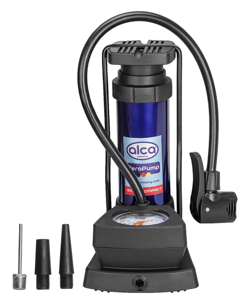 ALCA τρόμπα ποδιού 201300 με μανόμετρο, 160PSI, μπλε