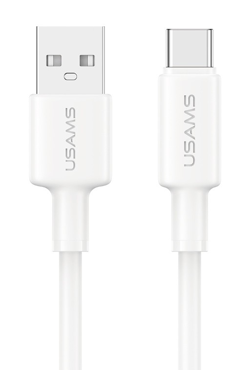 USAMS καλώδιο USB-C σε USB SJ761, 3A 18W, 480Mbps, 1m, λευκό