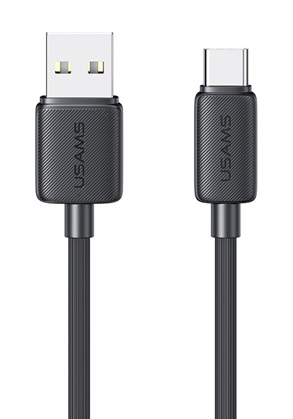 USAMS καλώδιο USB-C σε USB US-SJ693, 3A, 480Mbps, 2m, μαύρο