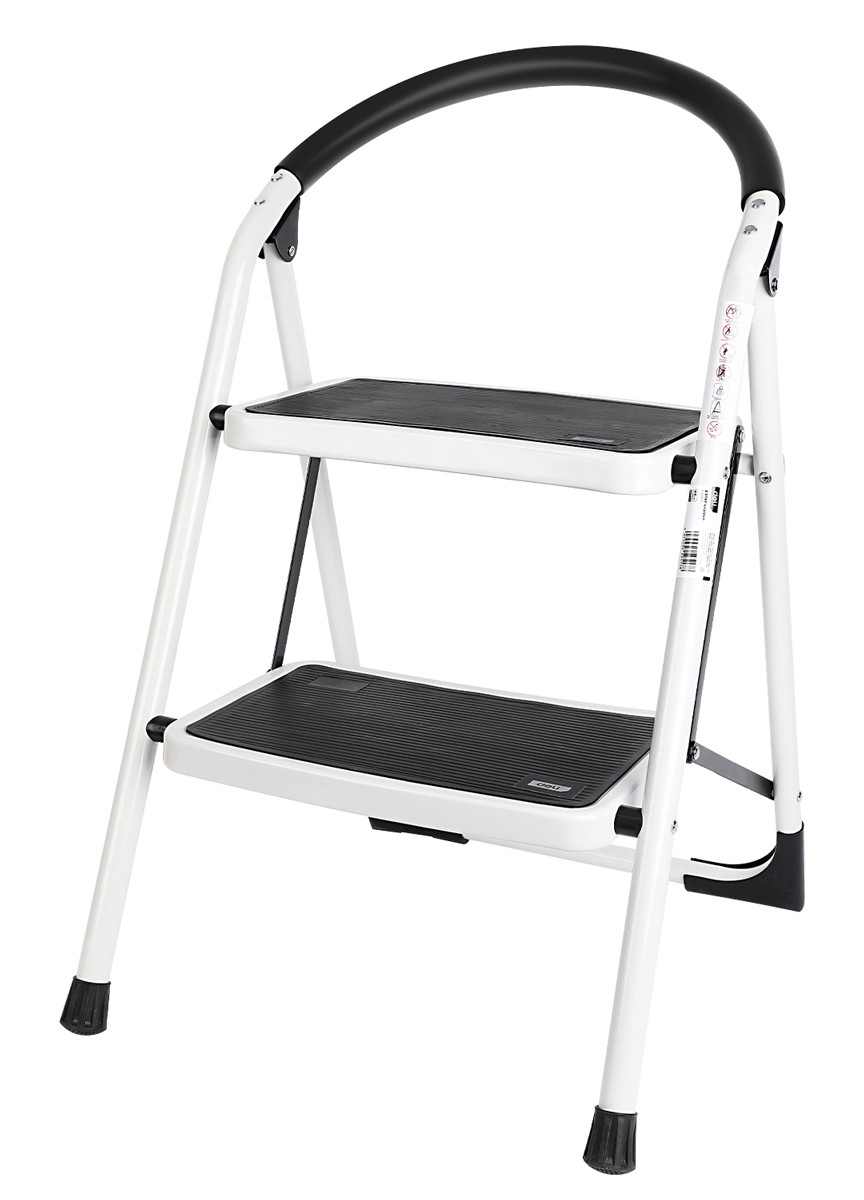 DELI σκάλα σιδήρου DL509012 με 2 σκαλοπάτια, 46cm, 150kg