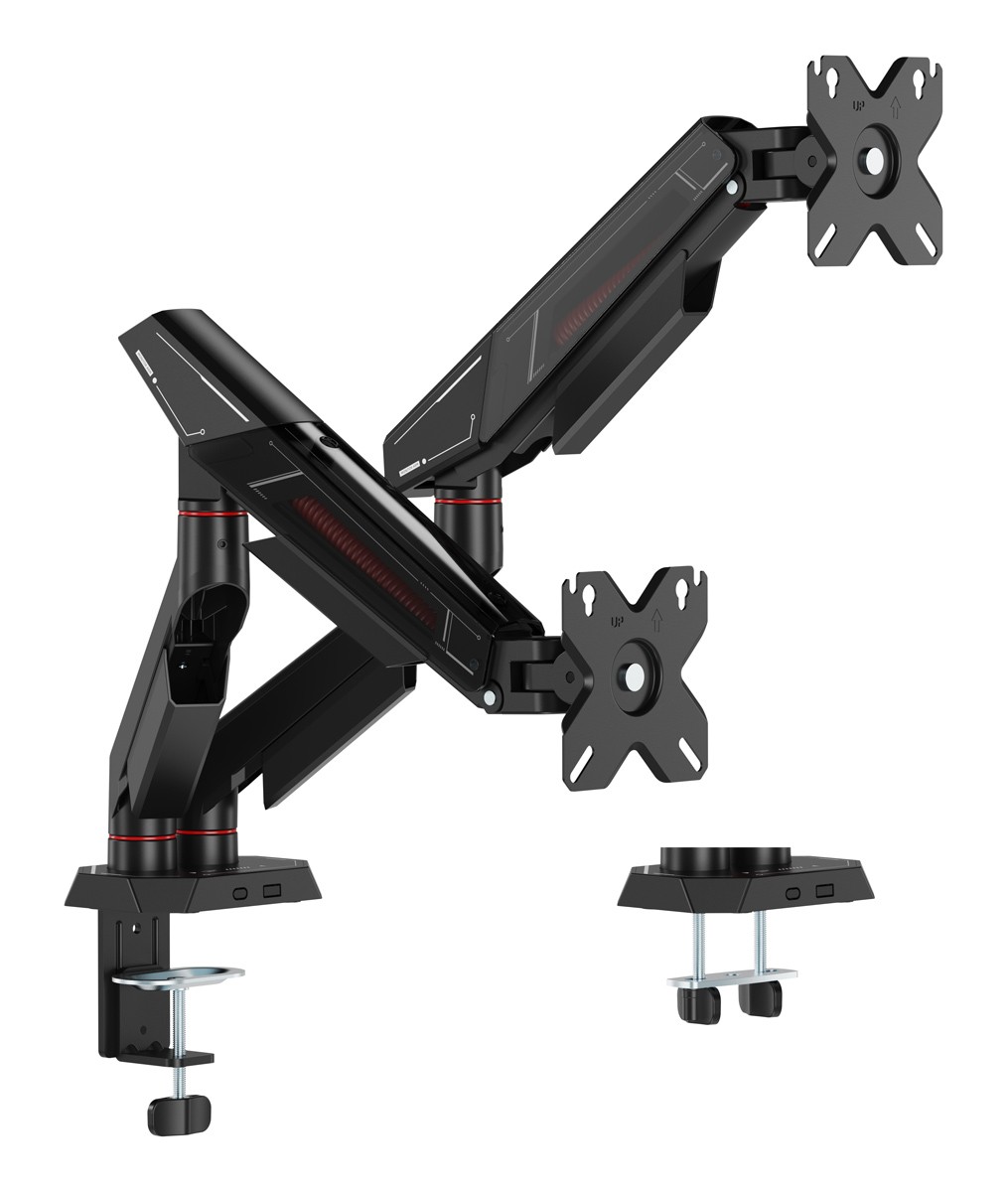 BRATECK βάση γραφείου για 2x οθόνες LDT114-C024, 17-35", έως 12kg
