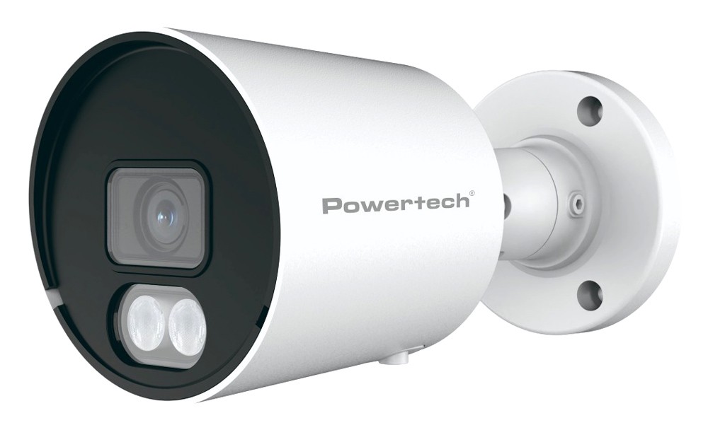 POWERTECH υβριδική κάμερα CCTV PT-1583 με μικρόφωνο & Full Color λειτουργία, 5MP, 2.8mm, IP67