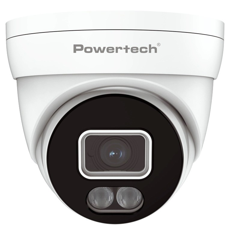 POWERTECH υβριδική κάμερα CCTV PT-1584 με μικρόφωνο & Full Color λειτουργία, 5MP, 2.8mm, IP67