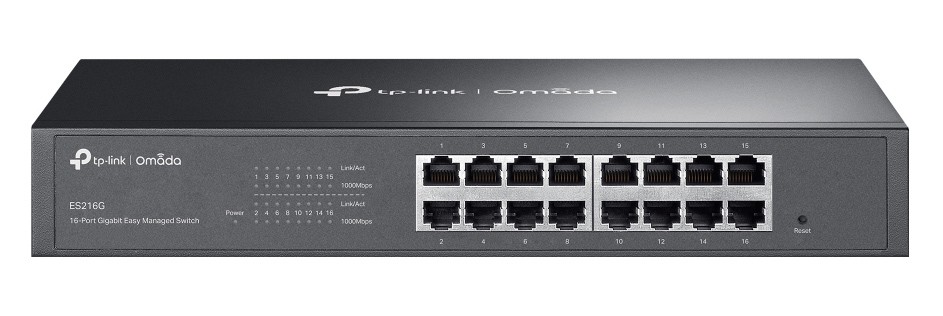 TP-LINK easy managed switch ES216G, 16x Gigabit θύρες, V1.0