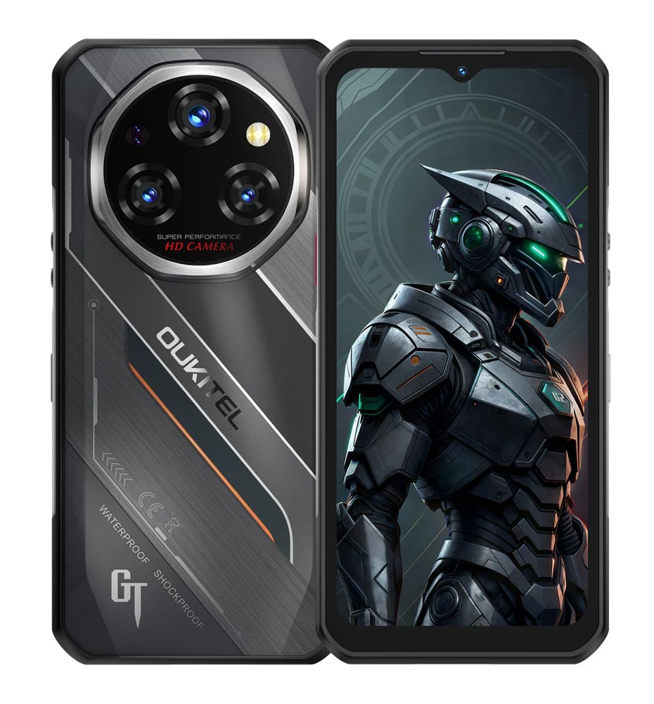OUKITEL smartphone WP62, 6.6", 12/512GB, 5G, 11000mAh, IP68/IP69K/MIL-STD-810H, μαύρο