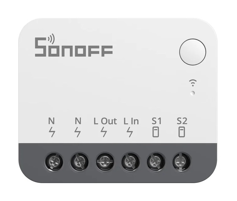 SONOFF smart διακόπτης ZBMINIR2, 1 κανάλι, ZigBee 3.0, 10A, λευκός