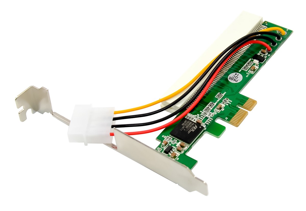 POWERTECH κάρτα μετατροπής PCIe σε PCI ST43, PLX PEX8112