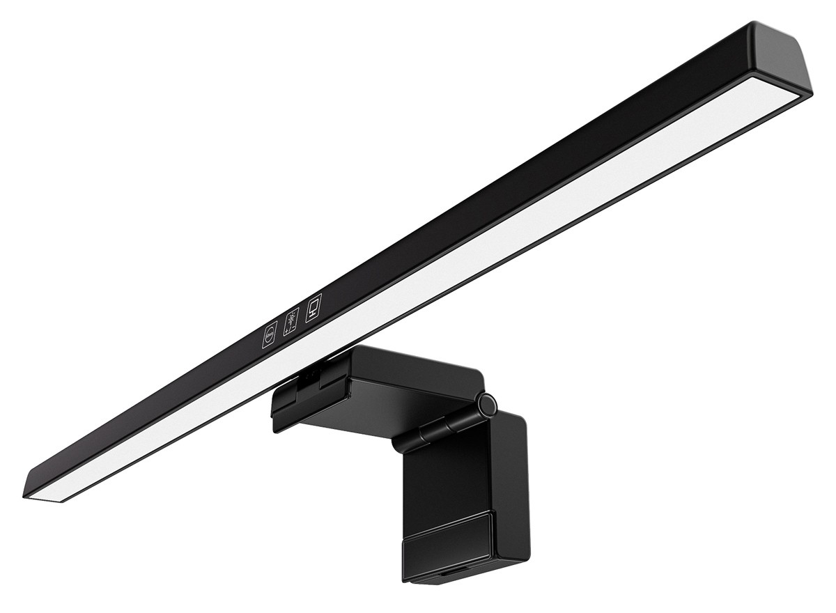 LUMIVIDA φωτιστικό οθόνης LDL16-11LV, 21"+, ρυθμιζόμενη φωτεινότητα & θερμοκρασία χρώματος, μαύρο