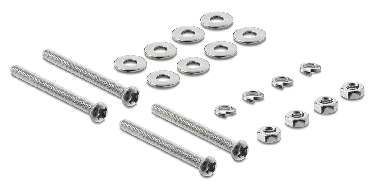 DELOCK σετ βιδών για ανεμιστήρες 42457, M3 x 30mm, 20τμχ