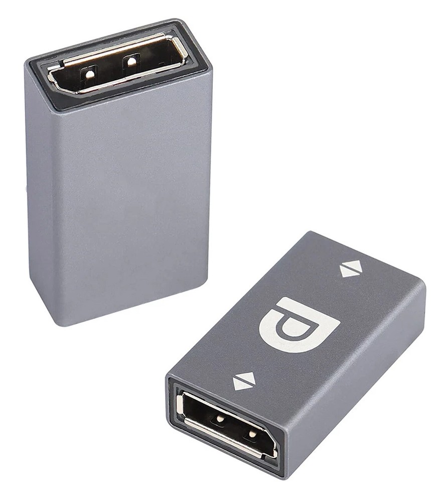 POWERTECH αντάπτορας DisplayPort PT-1643, 8K/60Hz, 32.4 Gbps, γκρι