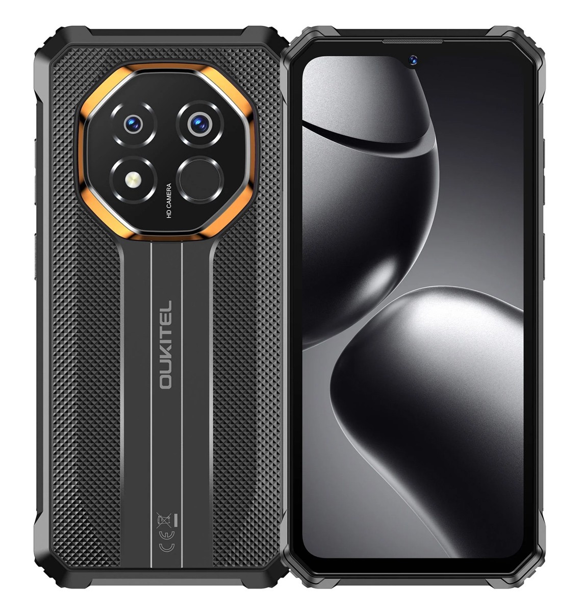 OUKITEL smartphone G7, 6.52", 4/128GB, 10600mAh, IP68/IP69K/MIL-STD 810H, μαύρο