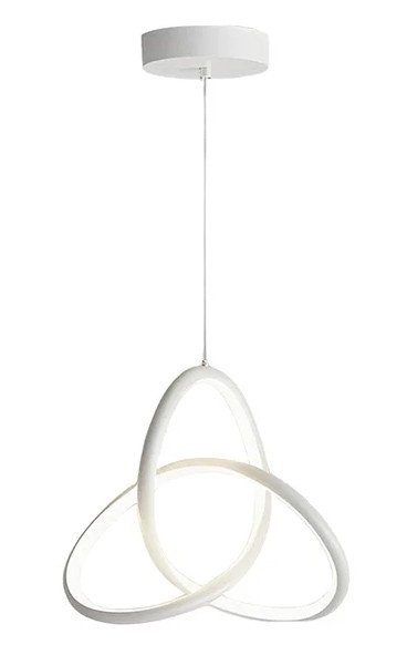 POWERTECH LED φωτιστικό οροφής HLL-0121, 15W, 4000K, Φ22cm x 1m, λευκό