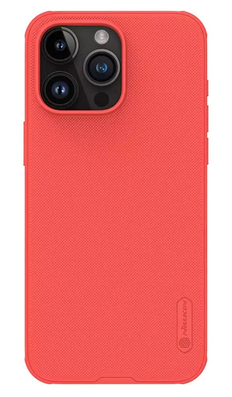 NILLKIN θήκη Super Frosted Shield Pro για iPhone 15 Pro Max, κόκκινη