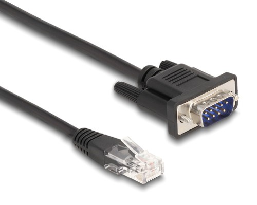 POWERTECH καλώδιο serial RS-232 σε RJ45 CAB-G040, 30cm, μαύρο