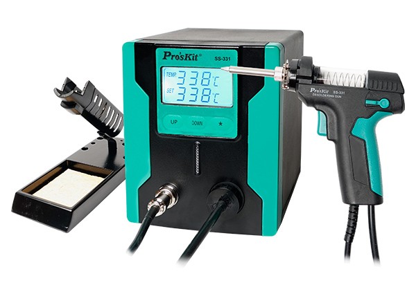 PROSKIT σταθμός αποκόλλησης SS-331B με οθόνη, 140W, 160~480 °C