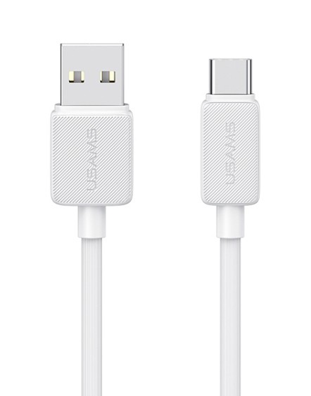 USAMS καλώδιο USB-C σε USB US-SJ688, 3A, 480Mbps, 1m, λευκό