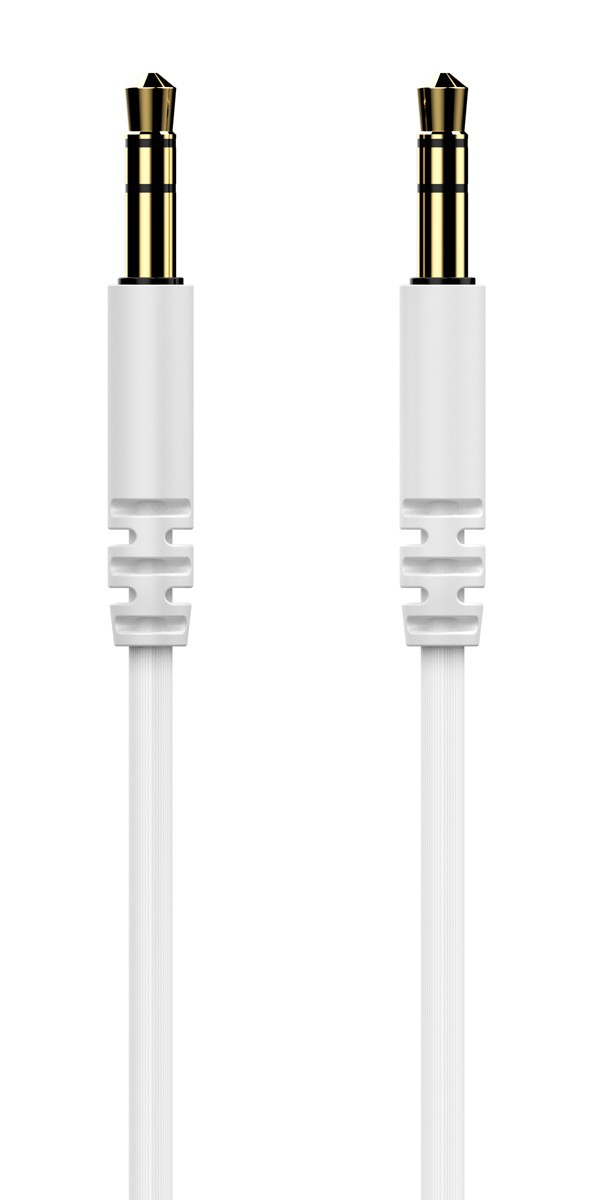 CELEBRAT καλώδιο ήχου 3.5mm AU-01, AUX, 1m, λευκό