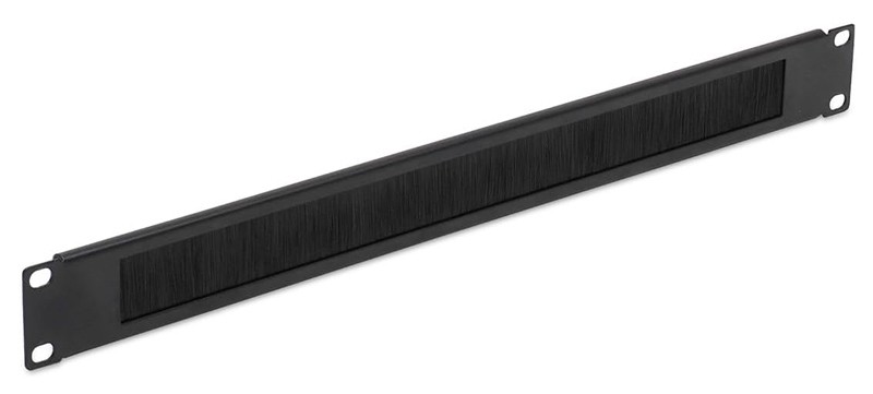 POWERTECH βούρτσα προστασίας για rack NETW-0030, 19"/1U, μεταλλικό, μαύρο