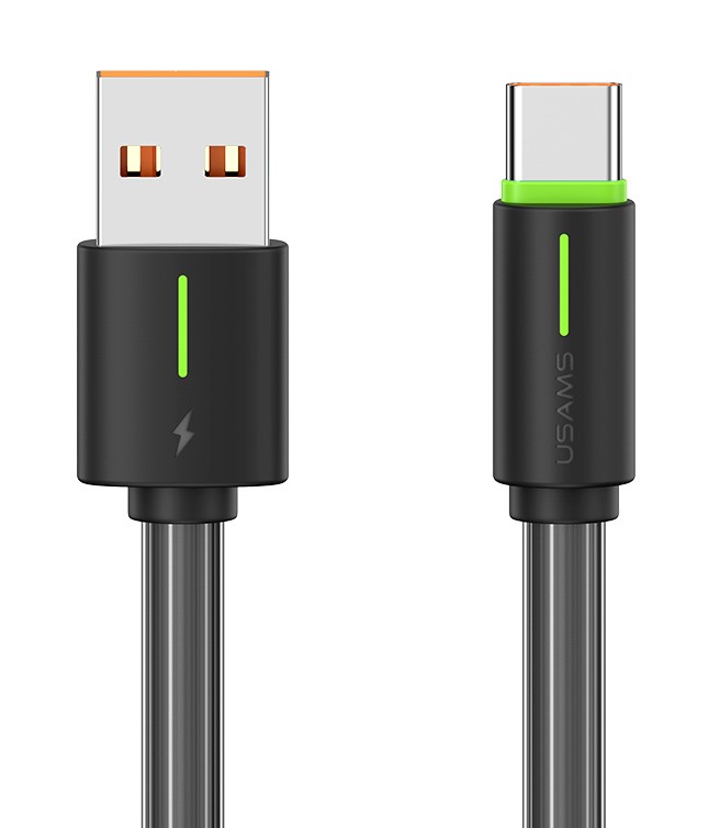 USAMS καλώδιο USB-C σε USB US-SJ732, 3A, 480Mbps, 1m, μαύρο