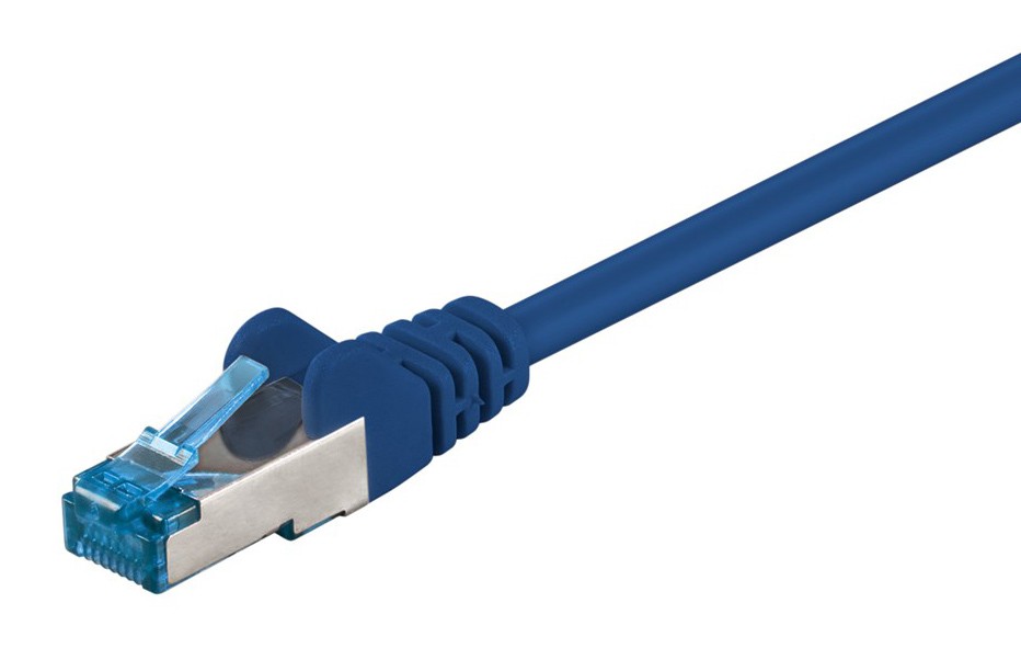 GOOBAY καλώδιο δικτύου 93812, CAT 6A S/FTP, 500 MHz, Copper, 5m, μπλε