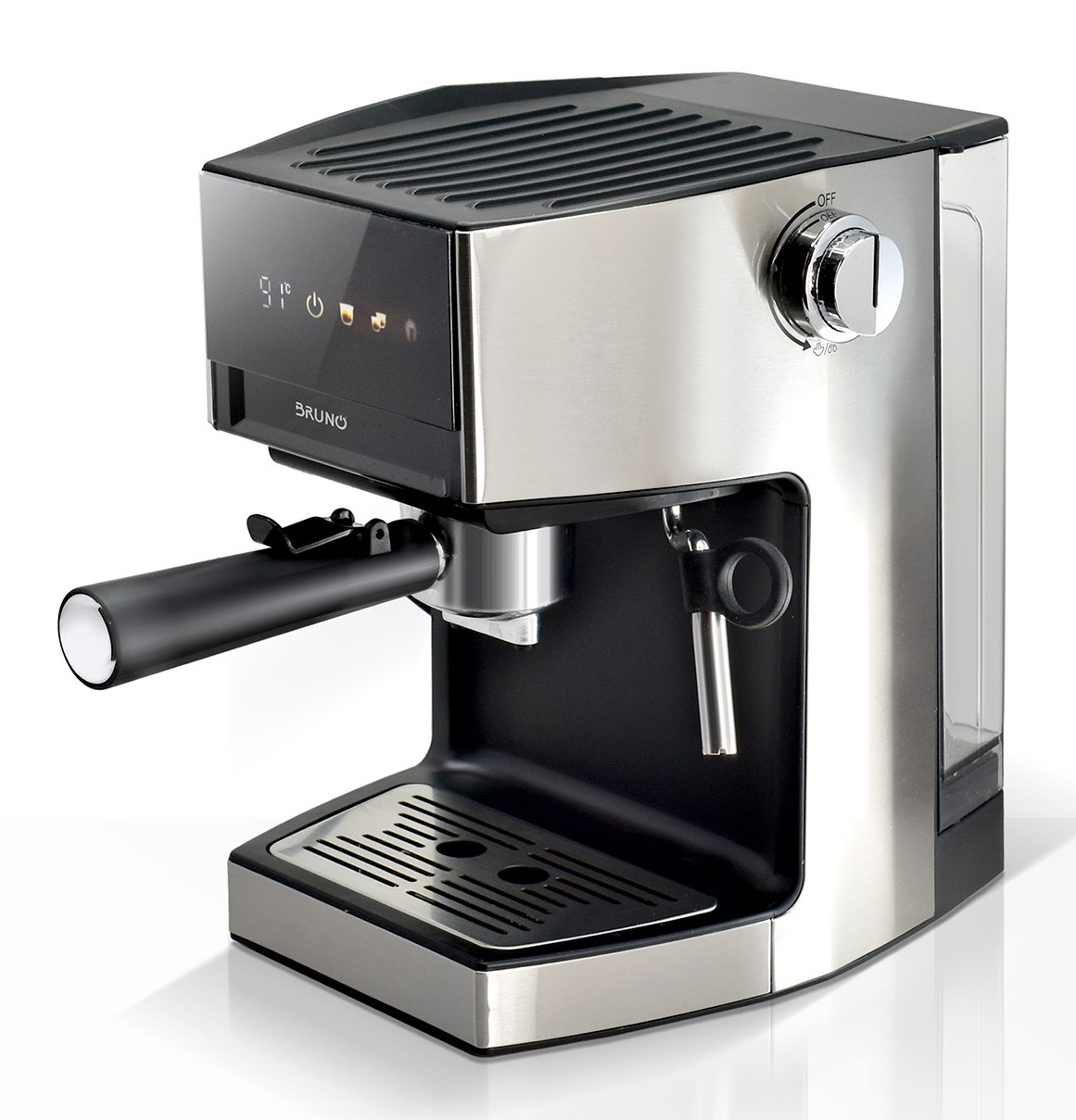 BRUNO αυτόματη μηχανή espresso & cappuccino Barista BRN-0224, 3 σε 1, Hot & Cold, 950W, 19 bar, ψηφιακή