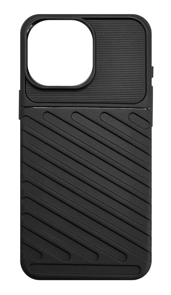 POWERTECH θήκη Thunder MOB-1998 για iPhone 16 Pro Max, μαύρη