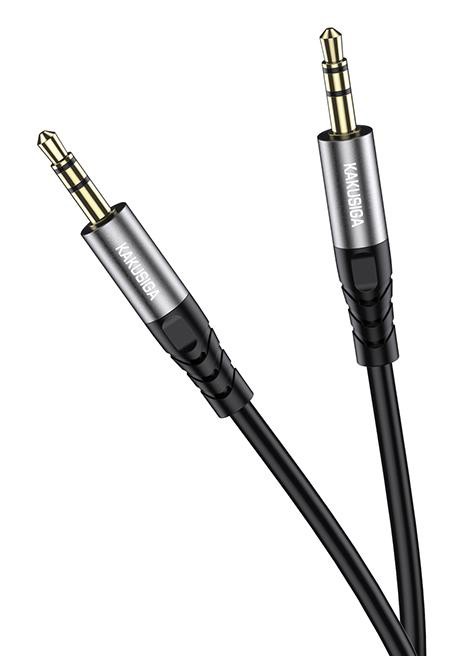 KAKUSIGA καλώδιο ήχου 3.5mm KSC-892, AUX, 1m, μαύρο