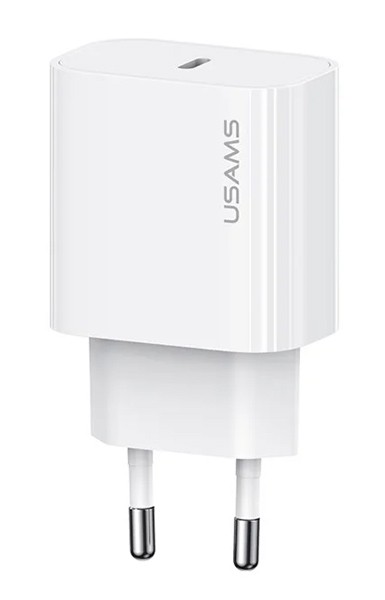 USAMS φορτιστής τοίχου CC226, USB-C, 20W, λευκός