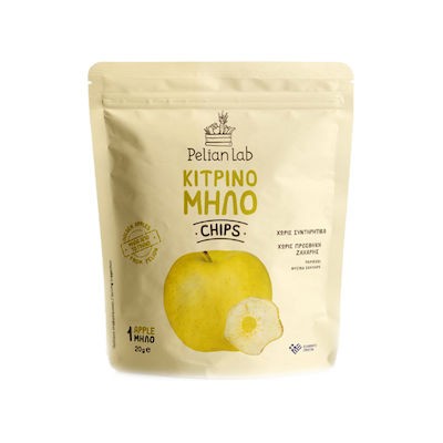 Pelian Lab Μήλα Κίτρινα χωρίς Ζάχαρη 20gr Πηλίου