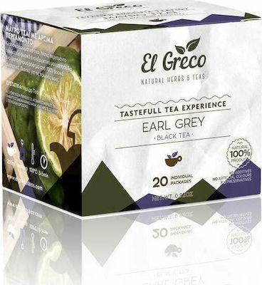 El Greco Μαύρο Τσάι Περγαμόντο 20 Φακελάκια