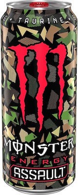 Monster Assault Energy Energy Drink με Ανθρακικό Κουτί 500ml
