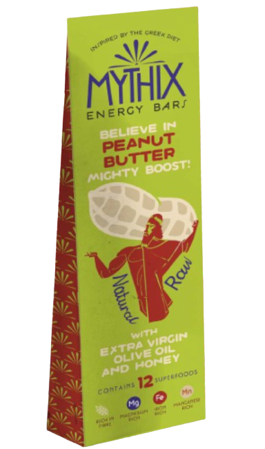 ENERGY BAR MYTHIX PEANUT BUTTER ΧΩΡΙΣ ΖΑΧΑΡΗ 50g