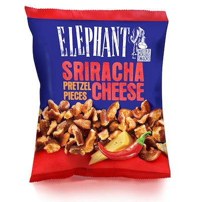 ELEPHANT SRIRACHA CHEESE PRETZEL 125GR