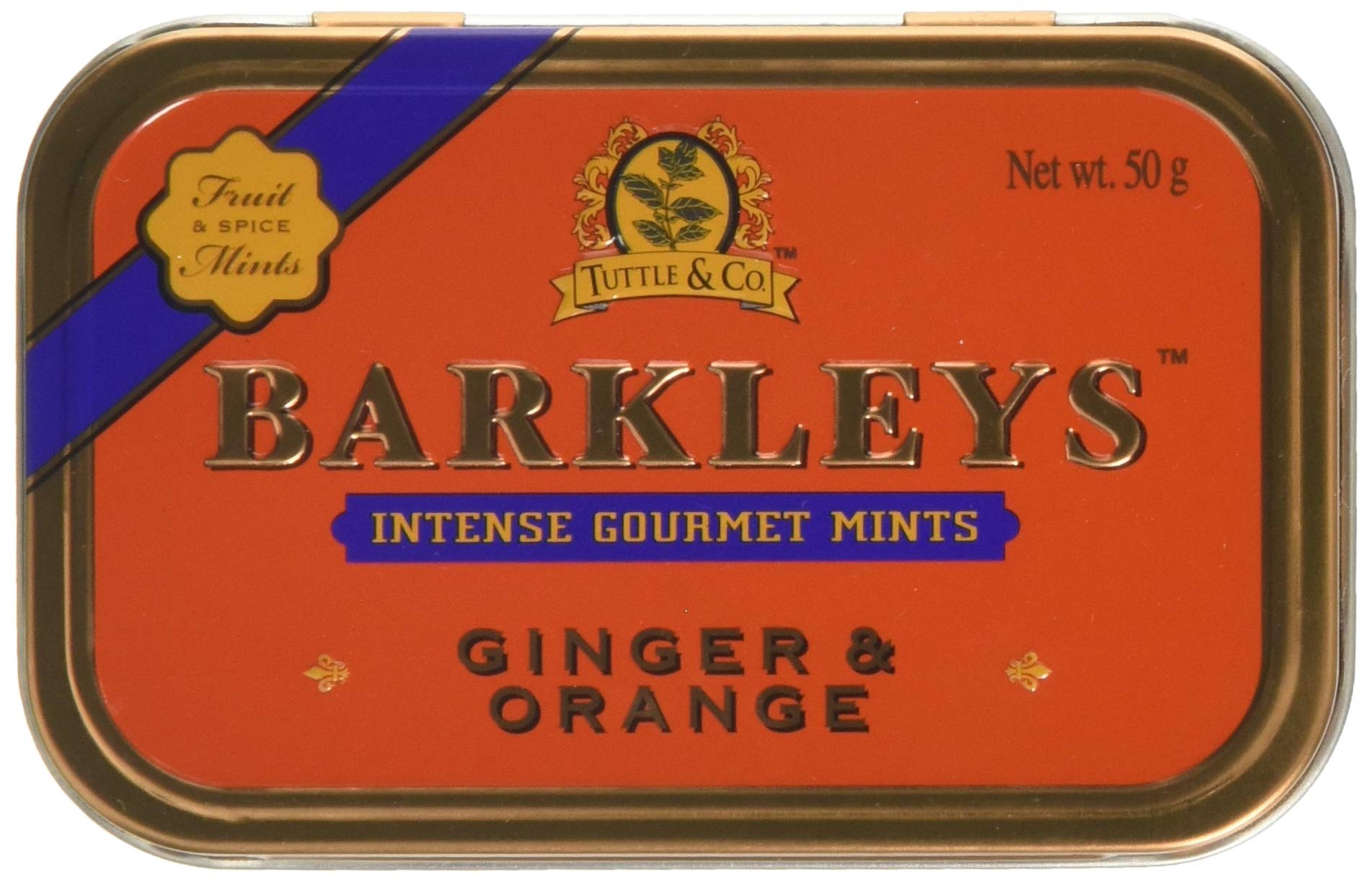 Barkleys Ginger and Orange Mints In 50Gr