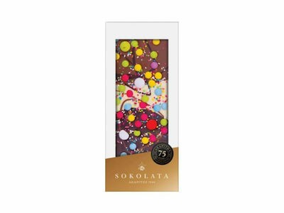 Agapitos Σοκολάτα Smarties Τριπλή Υγείας, Γάλακτος & Λευκή 100gr