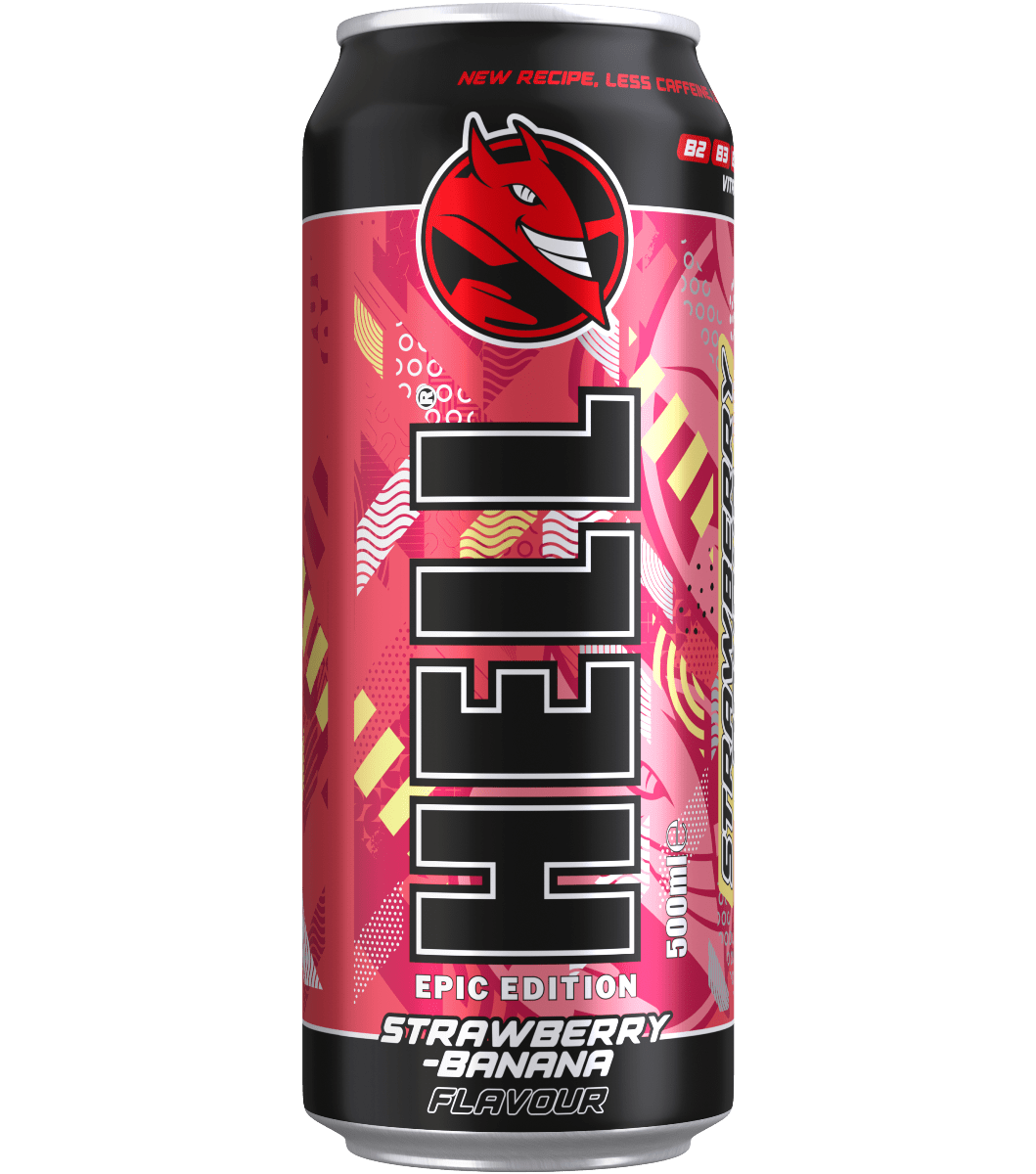 HELL STRAWBERRY-BANANA EPIC EDITION 500ML