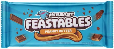 Mr Beast Peanut Butter Chocolate Bar Feastable 60gr