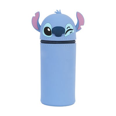 Grupo Erik Stitch Κασετίνα Βαρελάκι με 1 Θήκη Γαλάζια 