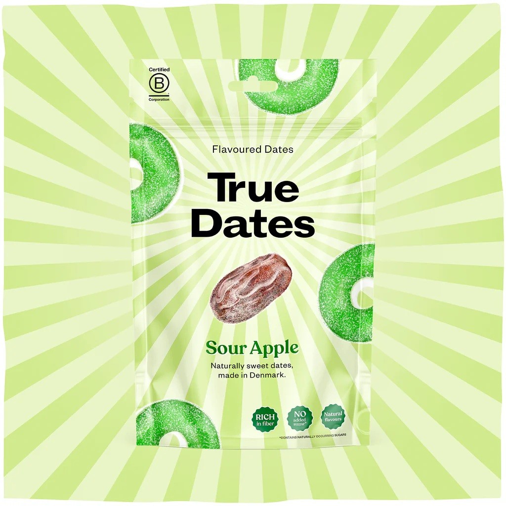 True Dates Creamy Sour Apple Χουρμάδες με Γεύση Ξινόμήλο 100gr