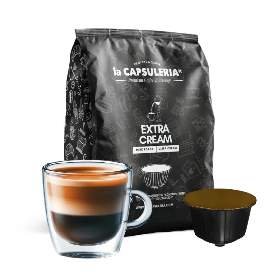 Κάψουλες Καφέ Συμβατές Με Μηχανές Dolce Gusto 10 τμχ-Extra Cream Coffee - Capsules compatible with Nescafè Dolce Gusto®*-La Capsuleria