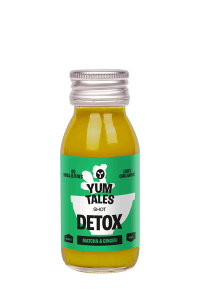 YumTales Shot Matcha & Ginger - 100% Οργανικό Σφηνάκι Ενέργειας