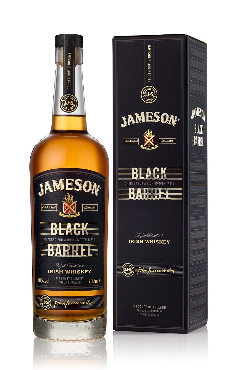 JAMESON BLACK BARELL IRISH WHISKY 0.7 L.T