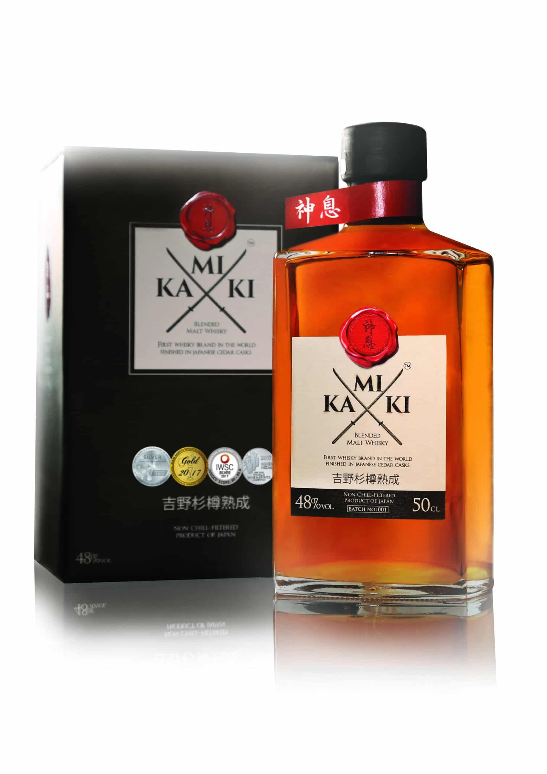 KAMIKI BLENED JAPANESE WHISKY 0.5 L.T