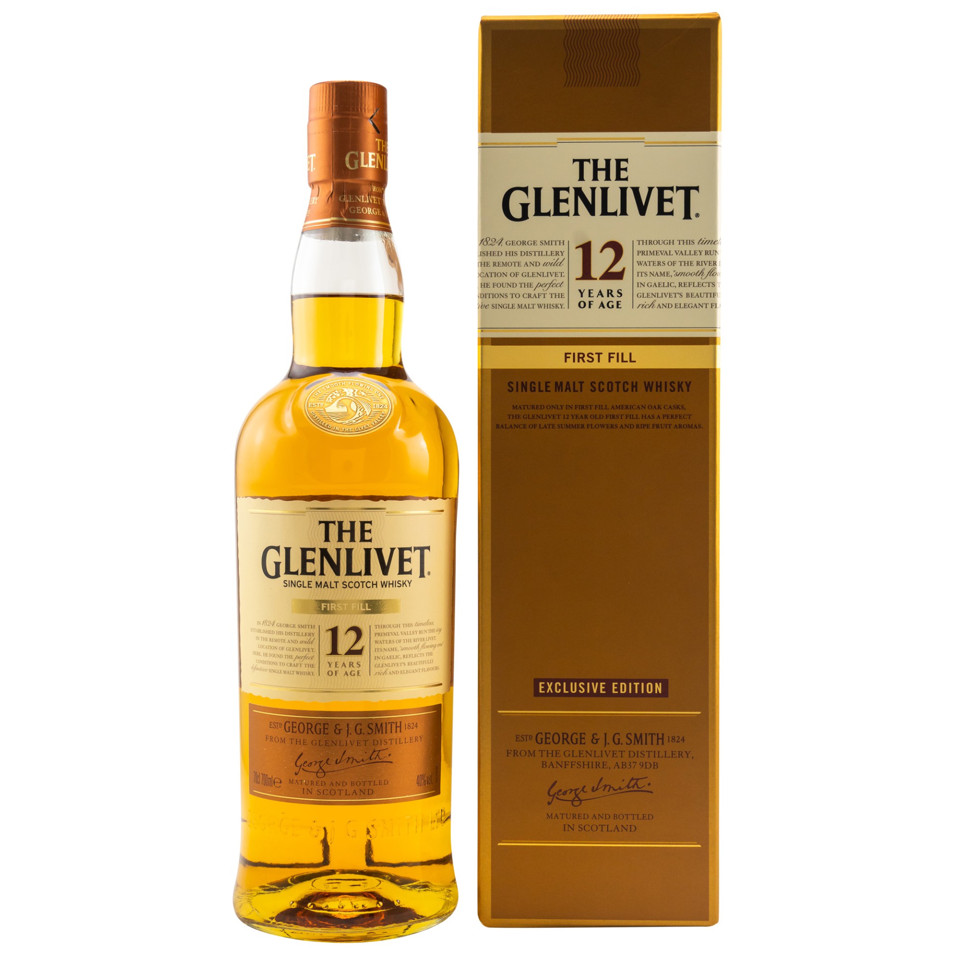 THE GLENLIVET FIRST FILL 12YO 0.7 LT