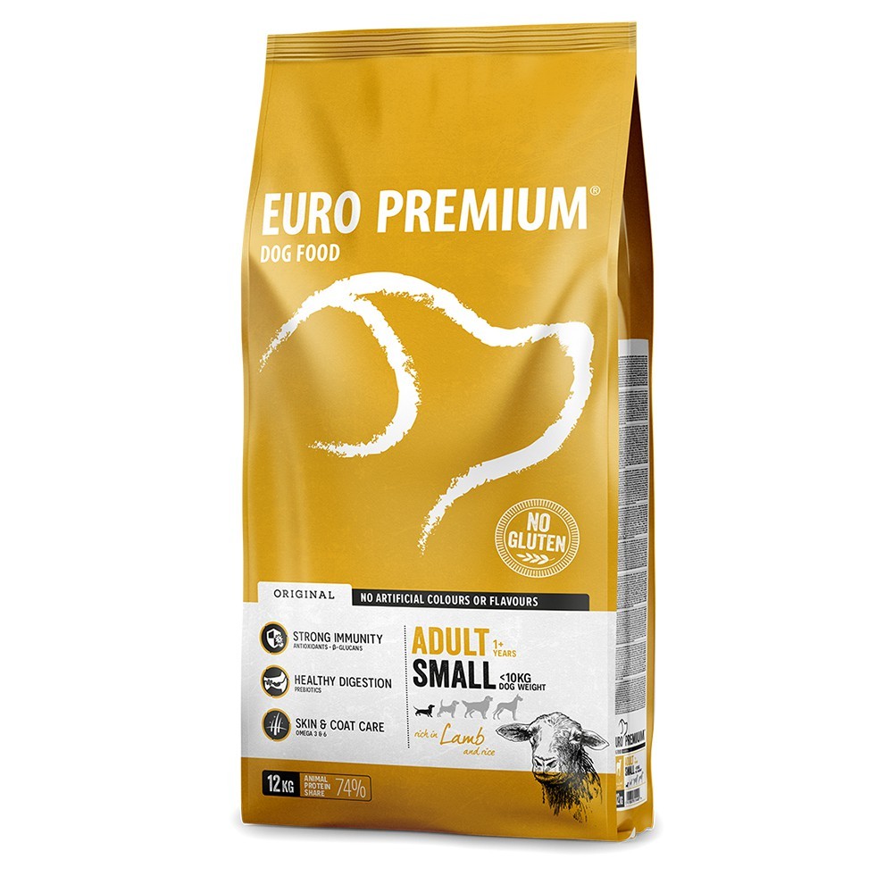 EuroPremium SMALL ADULT με Αρνί 12Kg