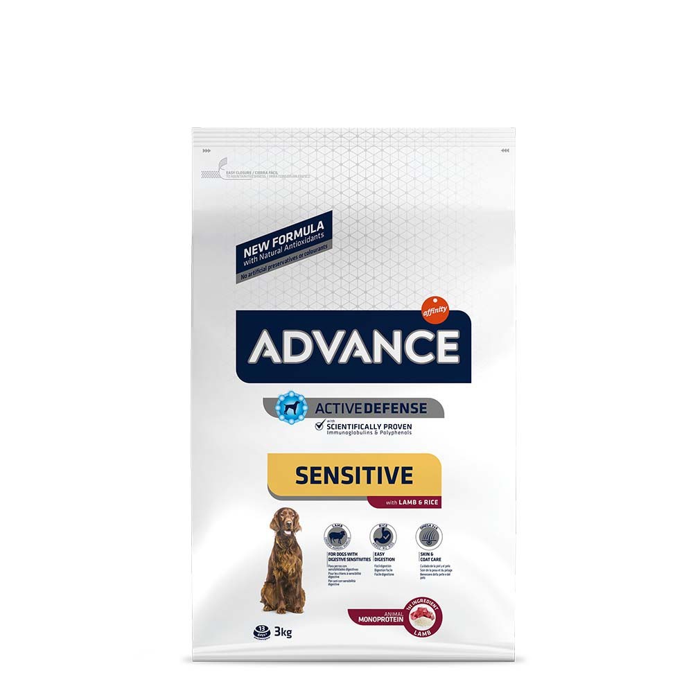 Advance Sensitive Medium Maxi με αρνί 3kg