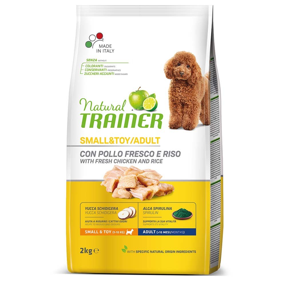 NATURAL TRAINER SMALL & TOY/ ADULT με Κοτόπουλο 2kg