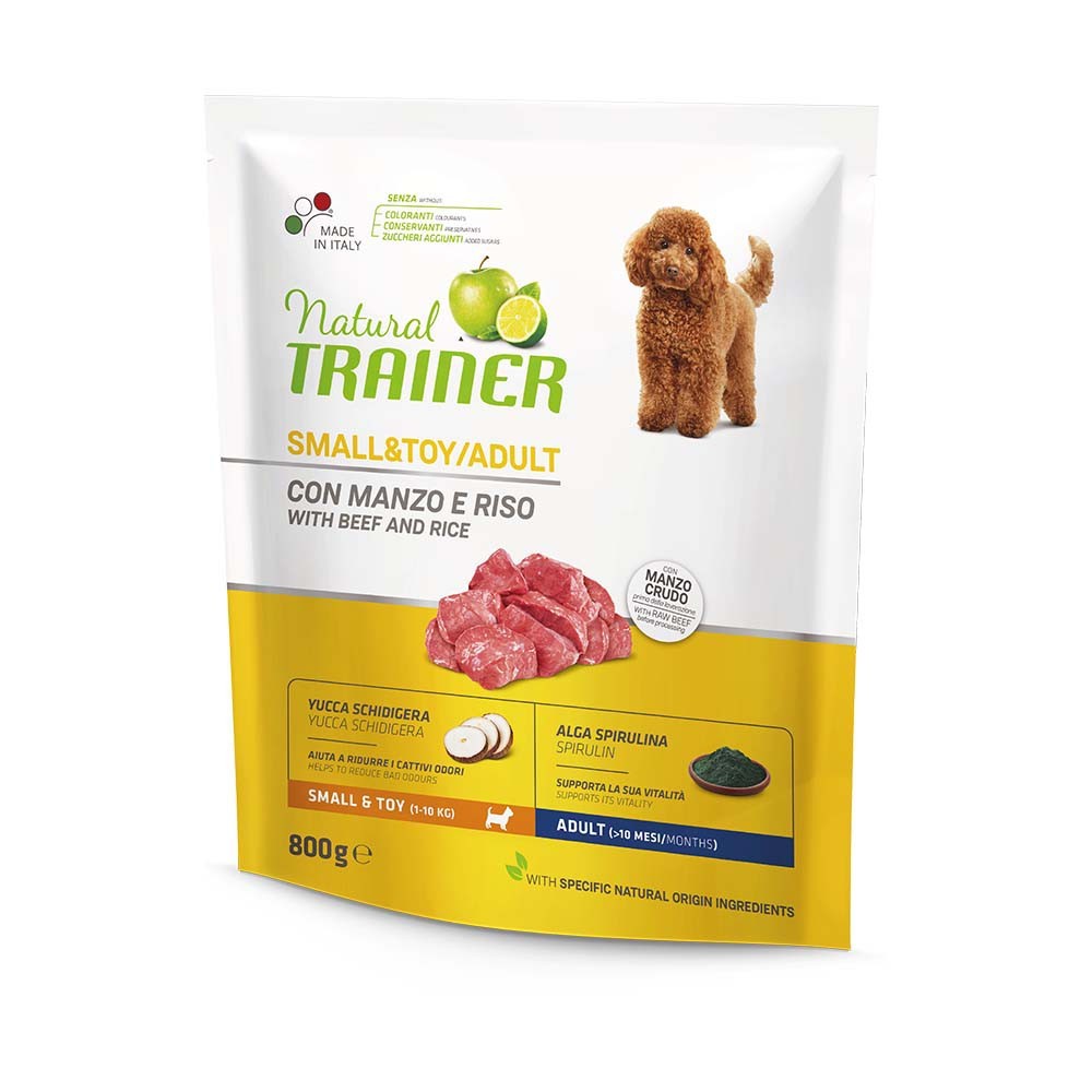 NATURAL TRAINER SMALL & TOY/ ADULT με Μοσχάρι 800gr